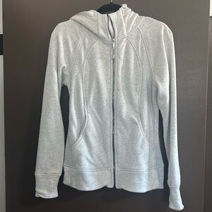 Lululemon scuba full zip hoodie plush size 8